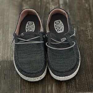 Toddler Navy Blue Hey Dude Shoes - Size 13Y